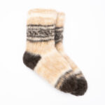 Luonnolliset 100% koiranvillaiset keltaiset sukat