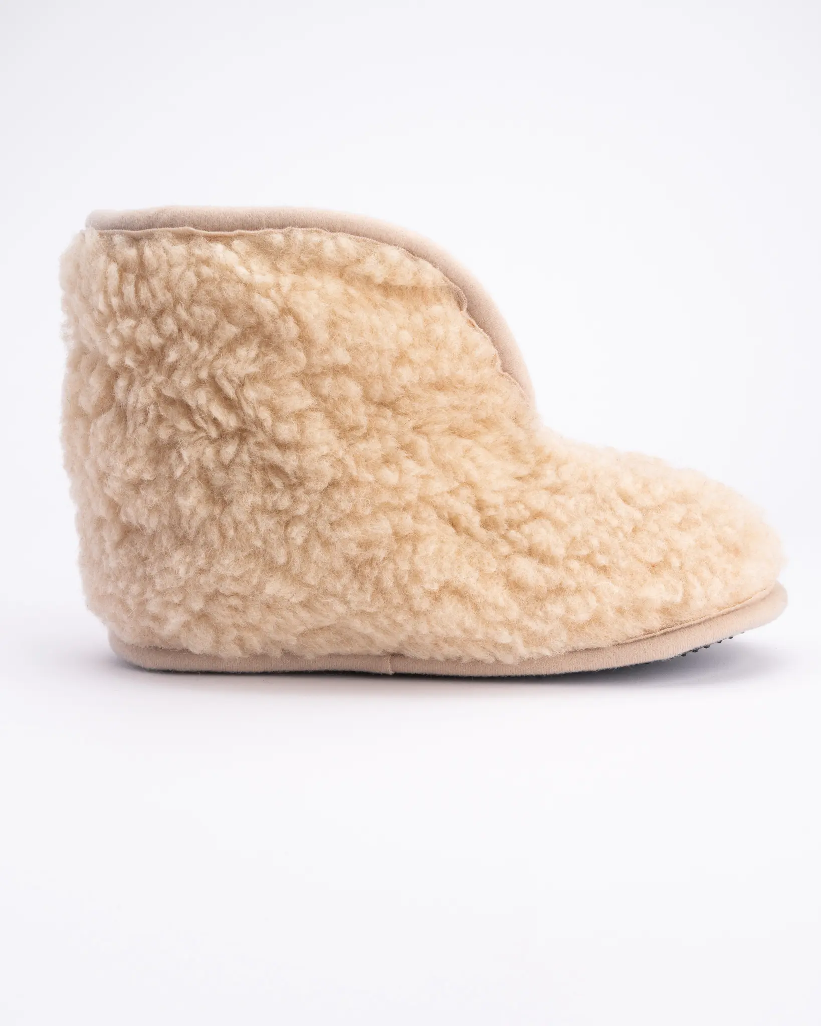 WoolLando Luonnollinen merinovilla tossut CORAL