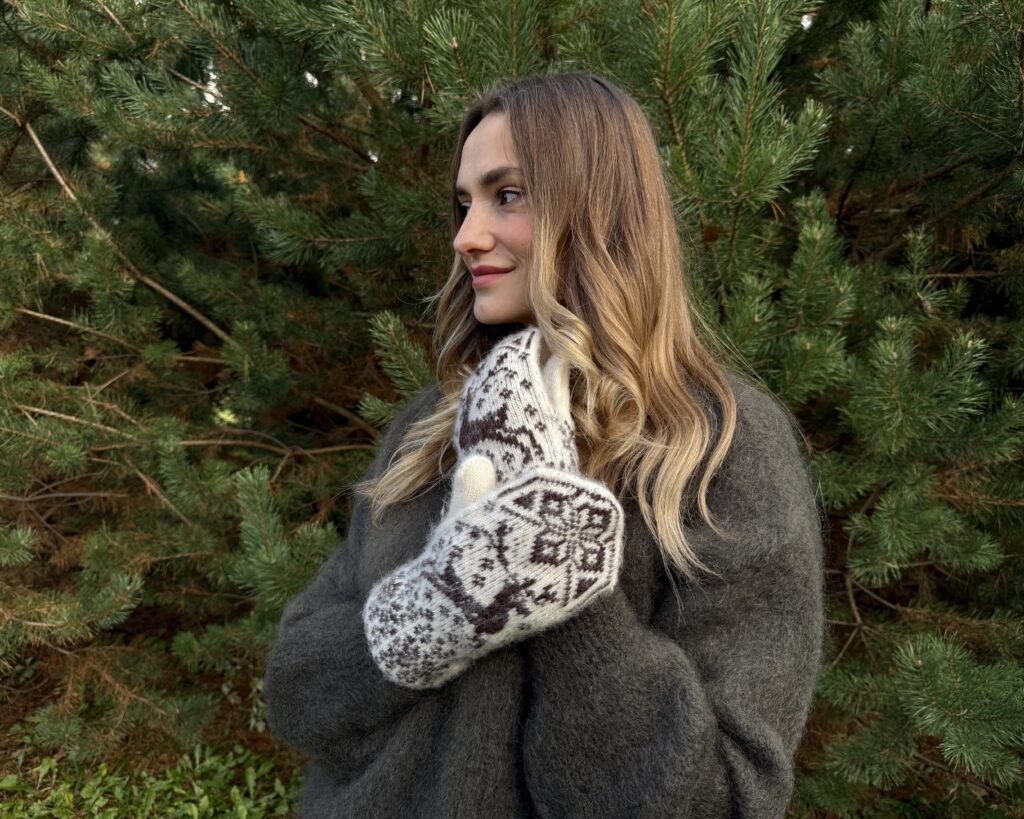 Naisten merinovillaiset lapaset RUDOLFAS