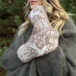 Naisten merinovillaiset lapaset ELNIUKAS