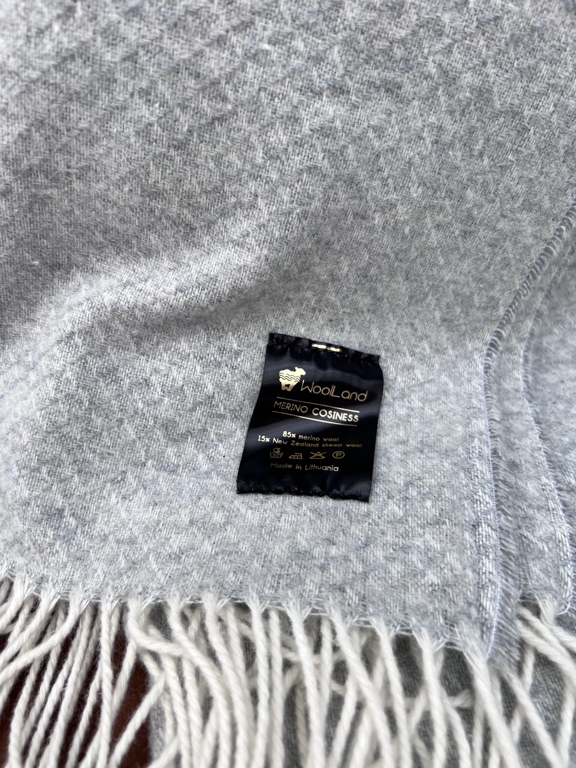 WOOLLAND Merino Cosiness pehmeä ylellinen ruudullinen kangas