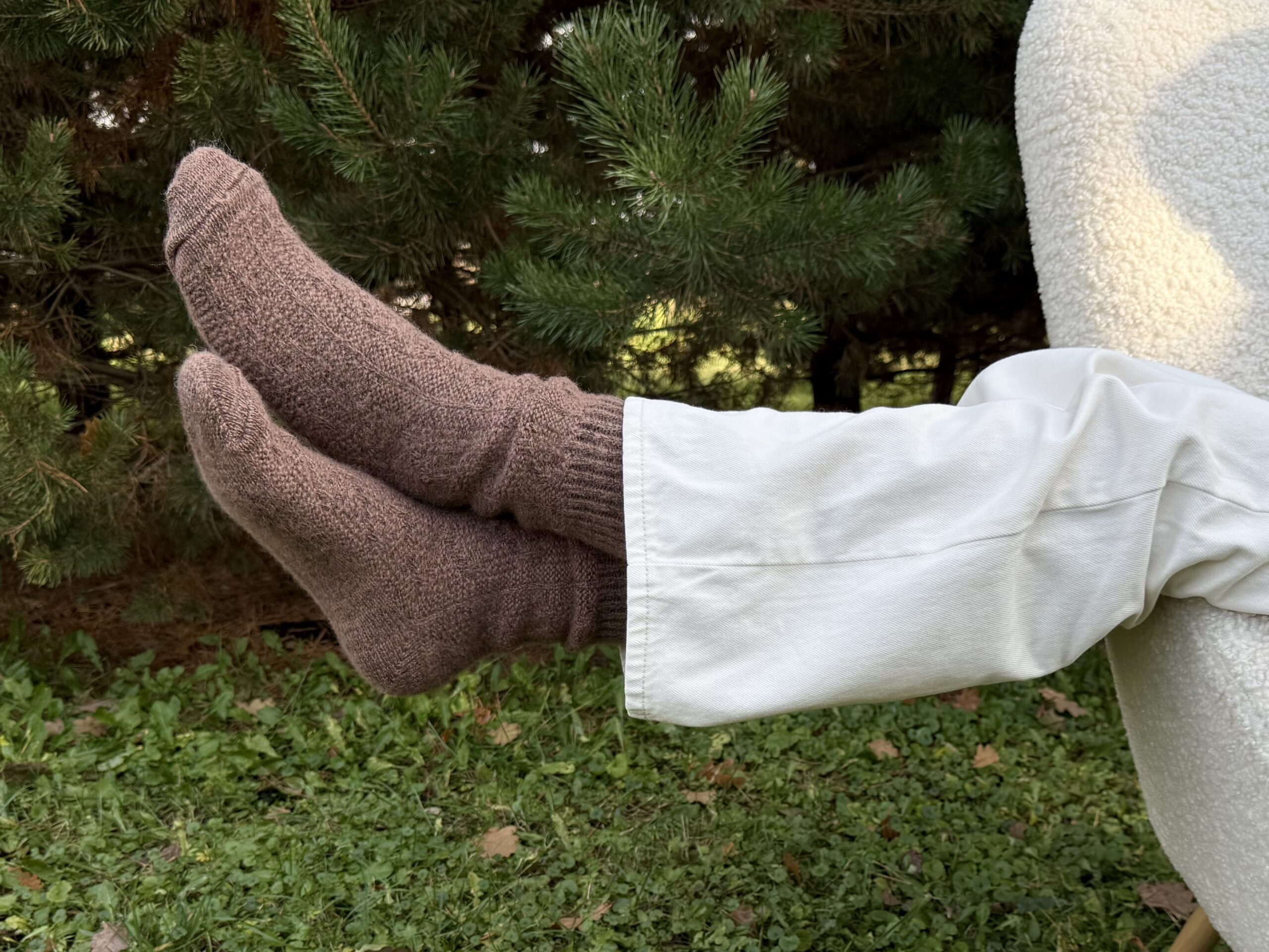 Uuden-Seelannin lampaanvillasukat LATTE