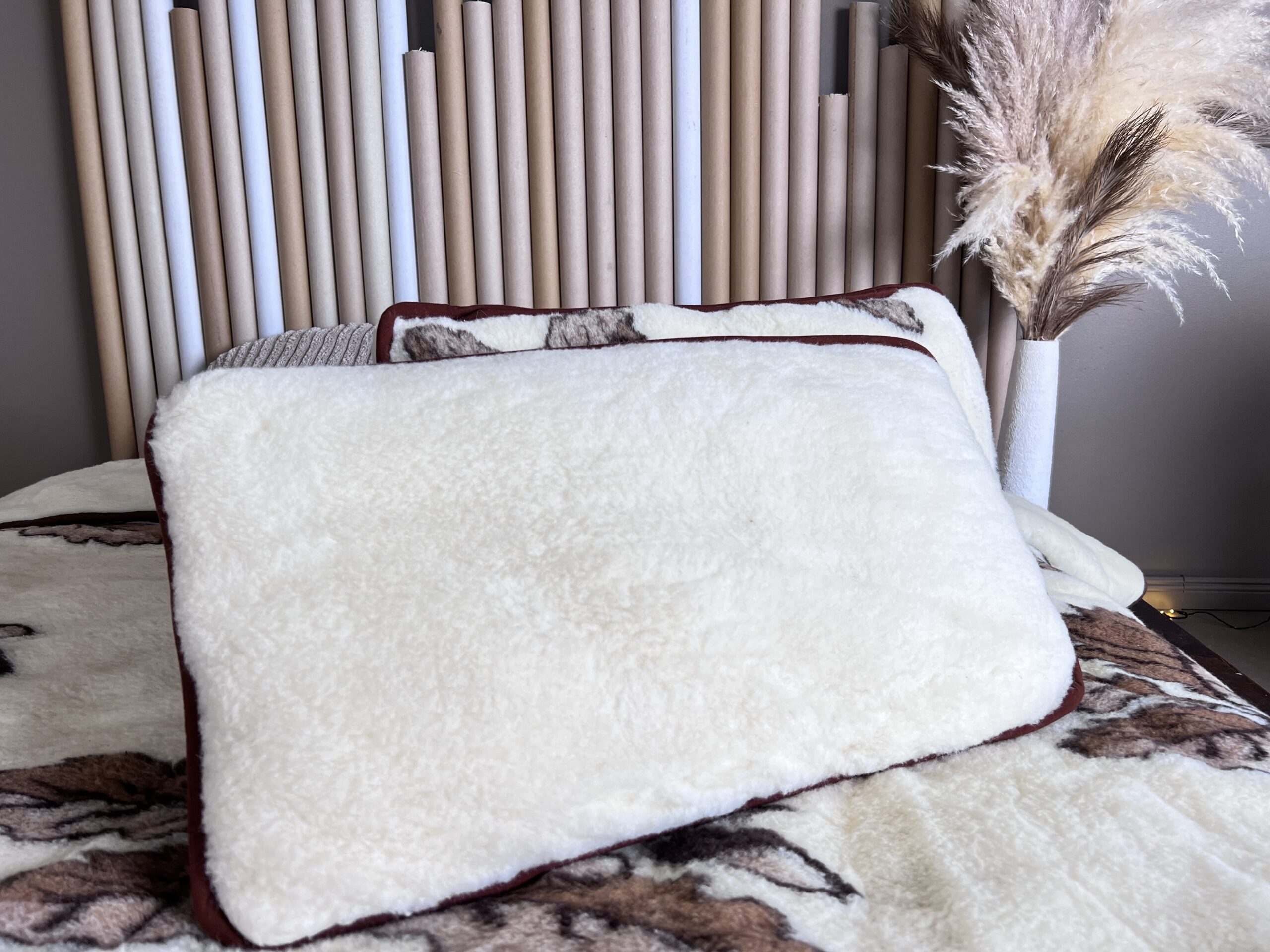 Luonnollinen 100% merinovillainen ohut vuodevaatesetti OAK