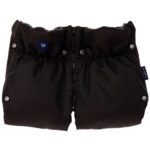 Zaffiro luonnonvillakäsineet lastenvaunuihin GRAPHITE