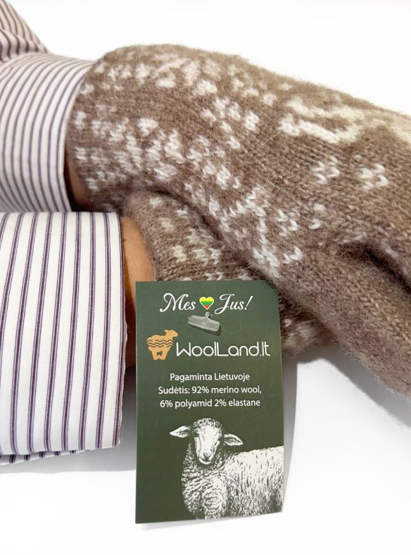 Naisten merinovillaiset lapaset ELNIUKAS