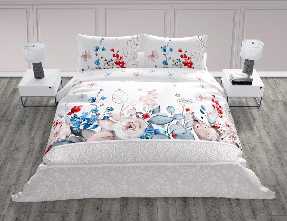 PREMIUM satiini vuodevaatteet set tuhka