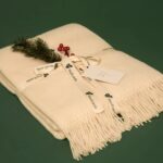 Woolland UUSI-SEELANTI Ylellinen 100 % Villaviltti VALKOINEN