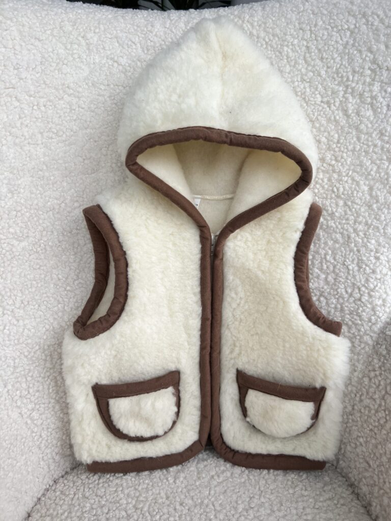 Lasten merinovillainen liivi