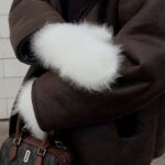 Naisten sormettomat angoravillakäsineet PREMIUM