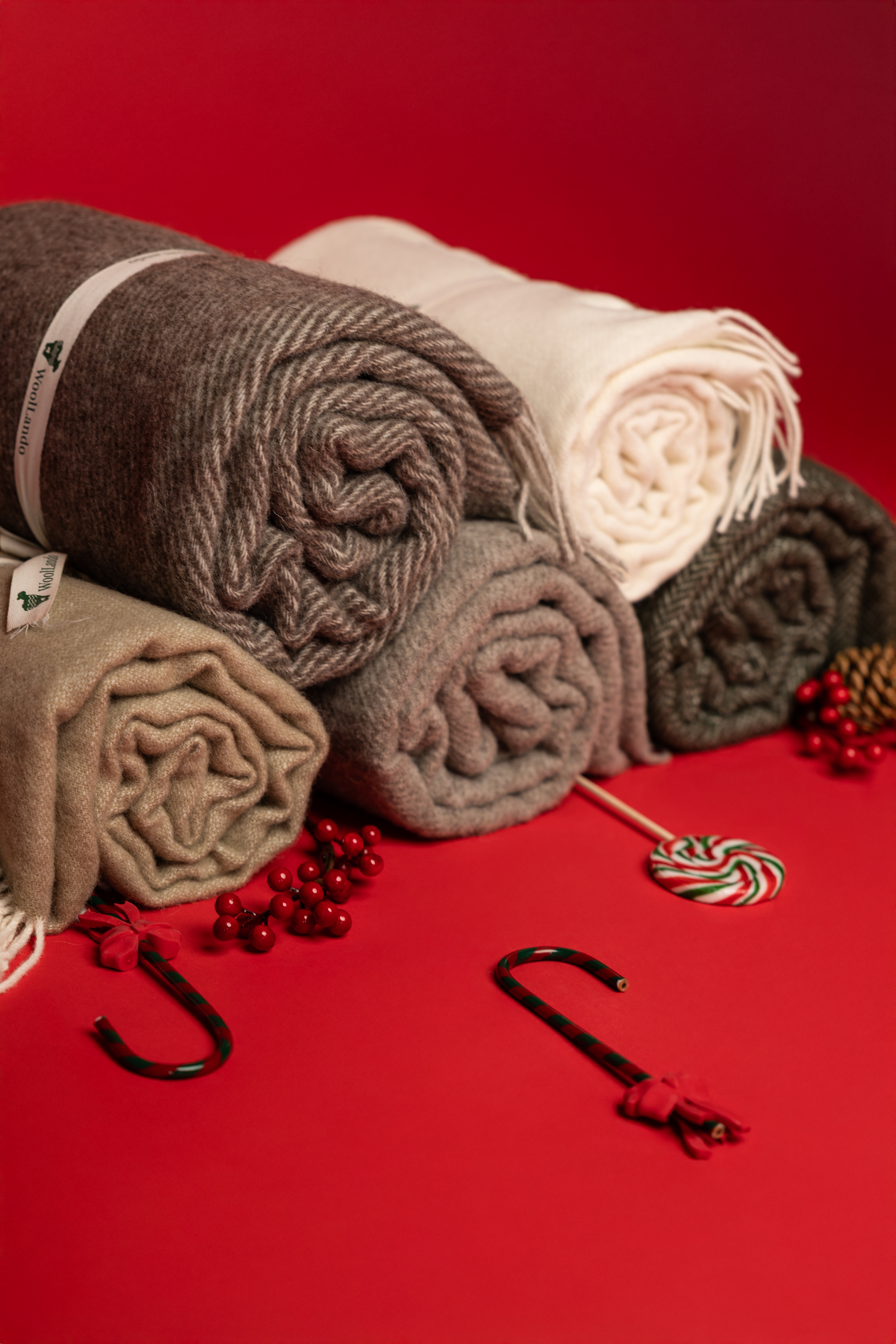 Woolland UUSI-SEELANTI Ylellinen 100 % Villaviltti VALKOINEN