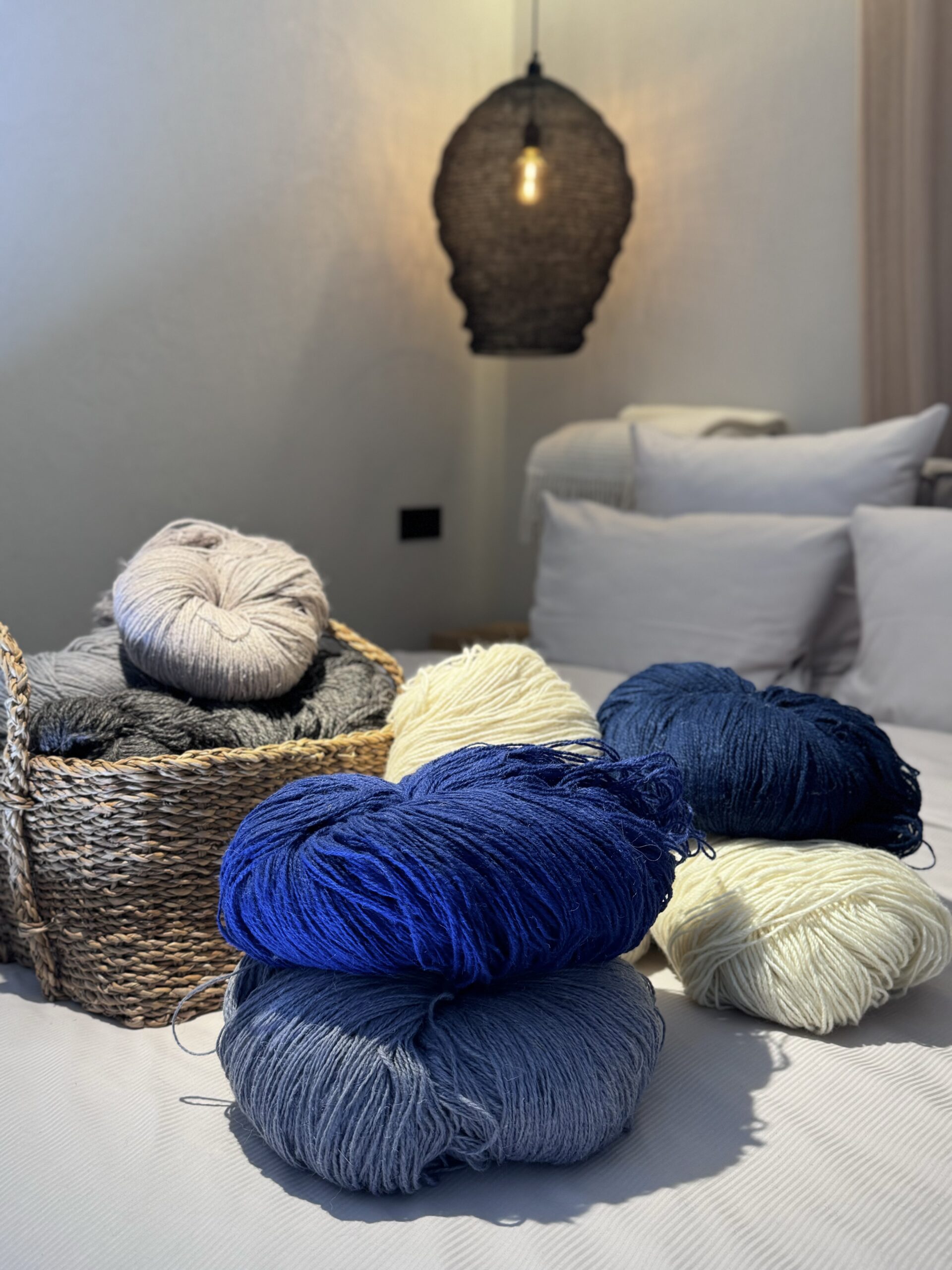 10 kg lampaanvillalankapaketti – eri luonnollisia sävyjä