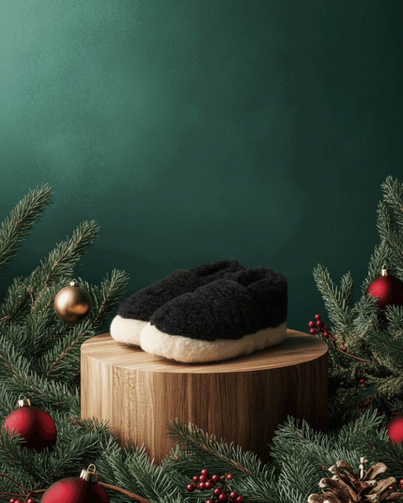 WoolLando luonnollisesta merinovillasta valmistetut nilkkamalliset tossut – PIMEYS