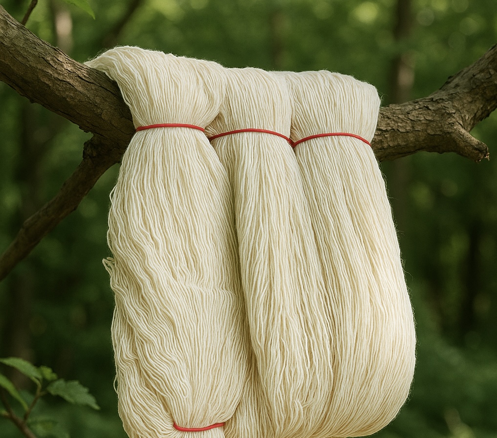 Luonnollinen lampaanvillalanka VALKOINEN – 3,5 kg
