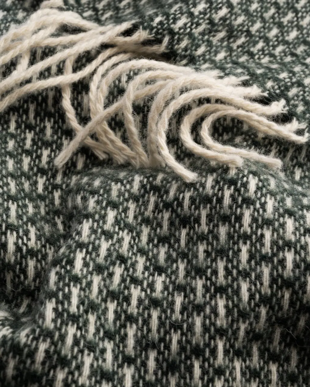 Woolland UUSI-SEELANTI Luksus 100 % villahuopa KUVIOLLINEN VIHREÄ