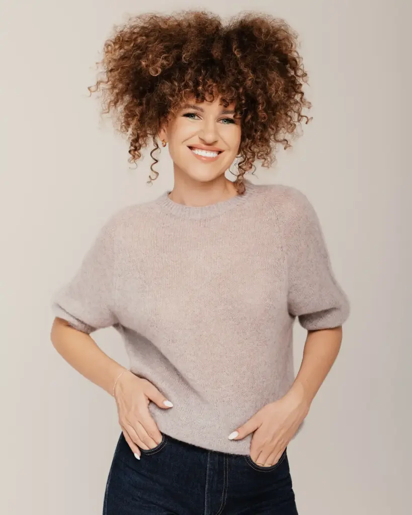 Naisten kevyt ja pörröinen mohairvillapaita MOON