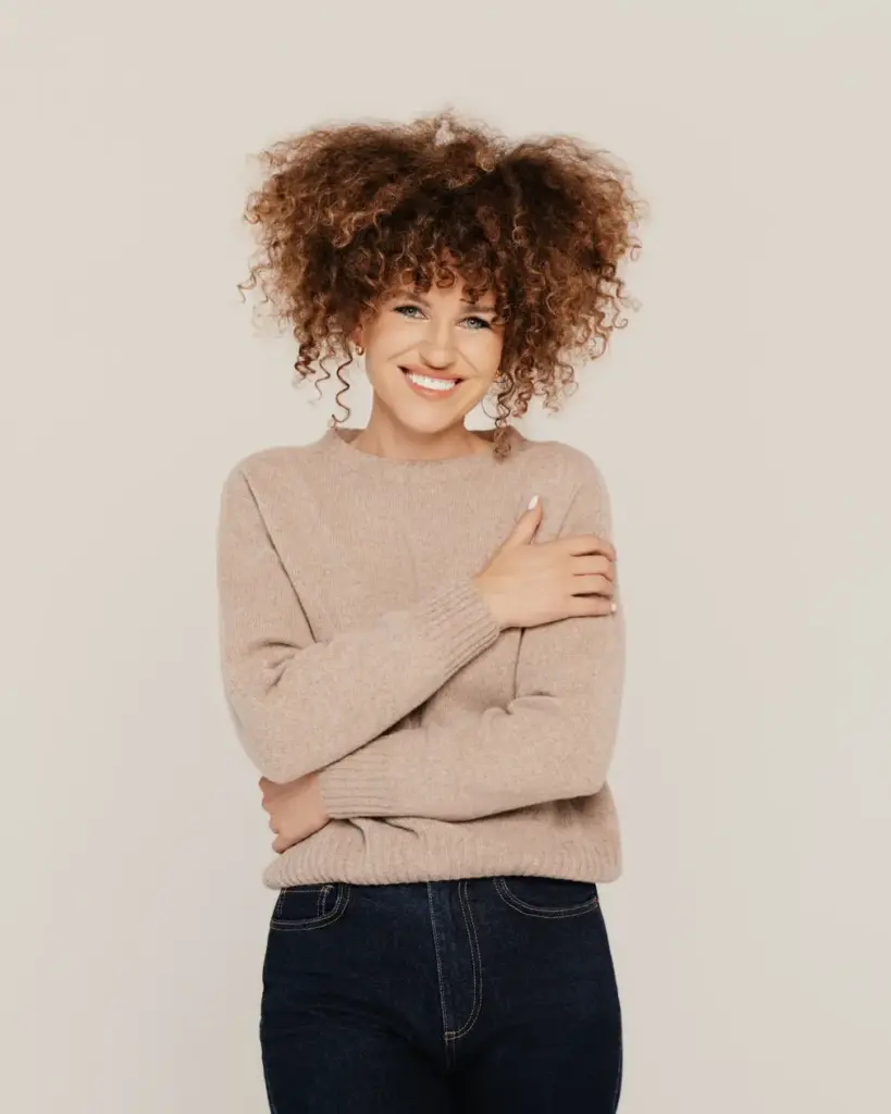 Naisten lämmin 100 % luonnonvillapaita NIDA