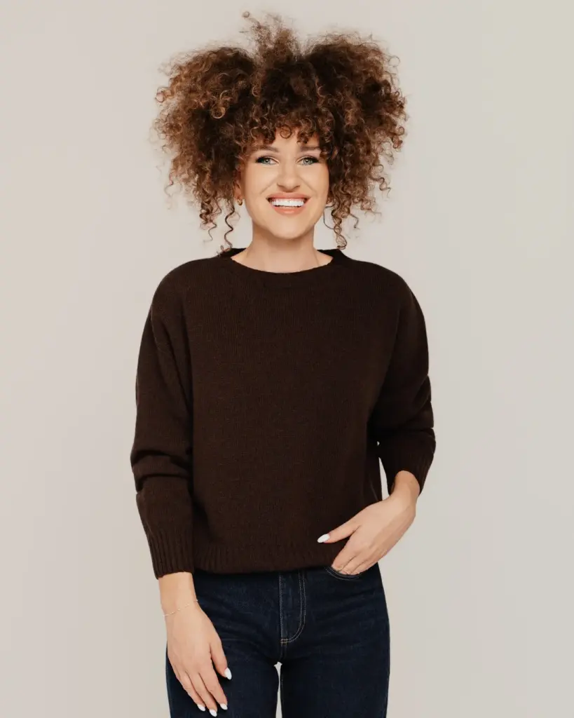 Naisten lämmin 100 % luonnonvillapaita PREILA