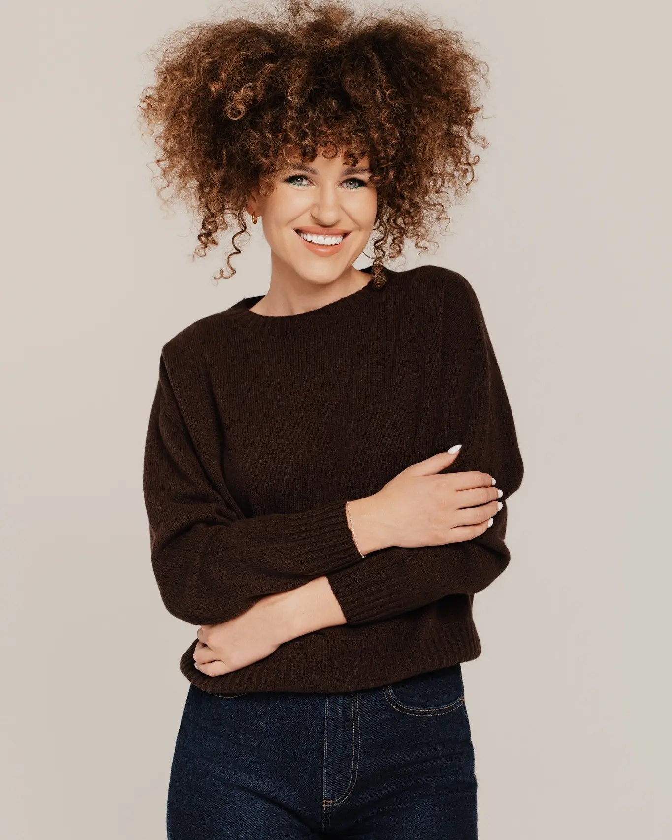 Naisten lämmin 100 % luonnonvillapaita PREILA