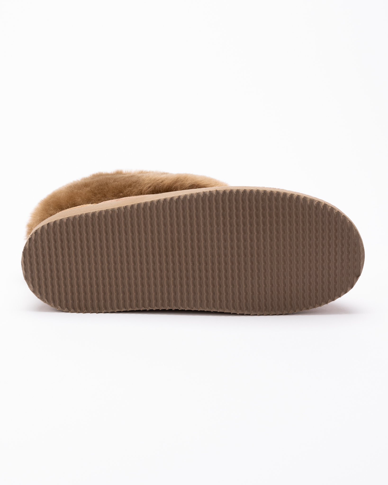 WoolLando naisten aidosta nahasta turkissaappaat vetoketjulla RUSKEAT