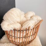 60% Siperian husky koiranvilla, 40% lampaanvilla 1 kg – VALKOINEN, WoolLando