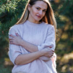 Lasten moheerivillainen pusero BABY PINK