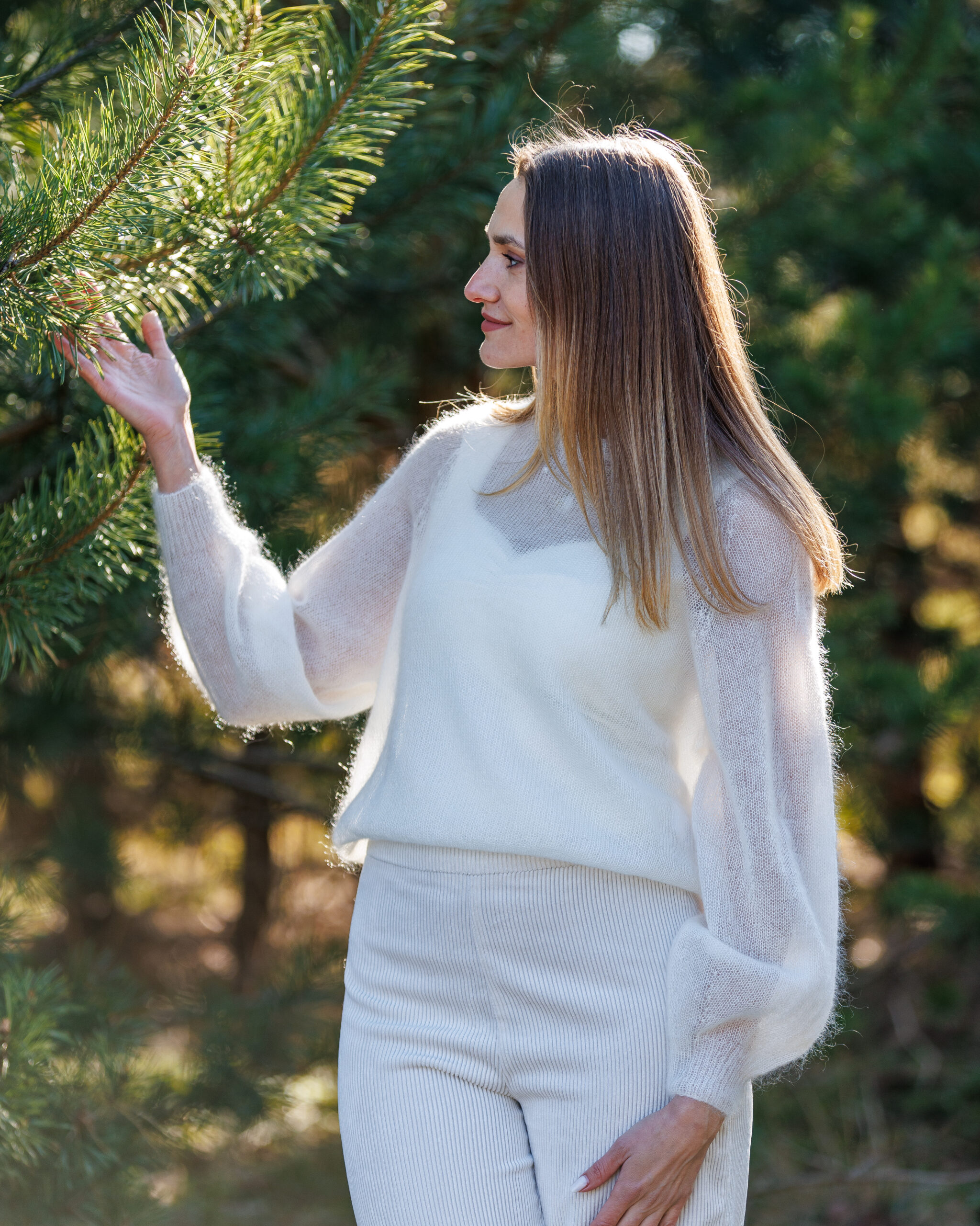 Lasten moheerivillainen pusero PERLAS