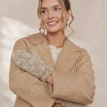 Harmaat 100% koiranvillaiset lappaset "unisex" – WoolLando