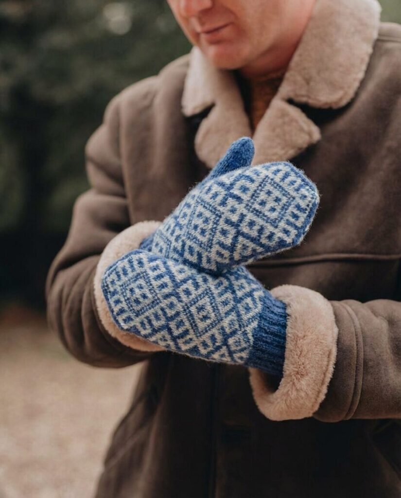 Miesten merinovillalappaset DIAMOND, WoolLando