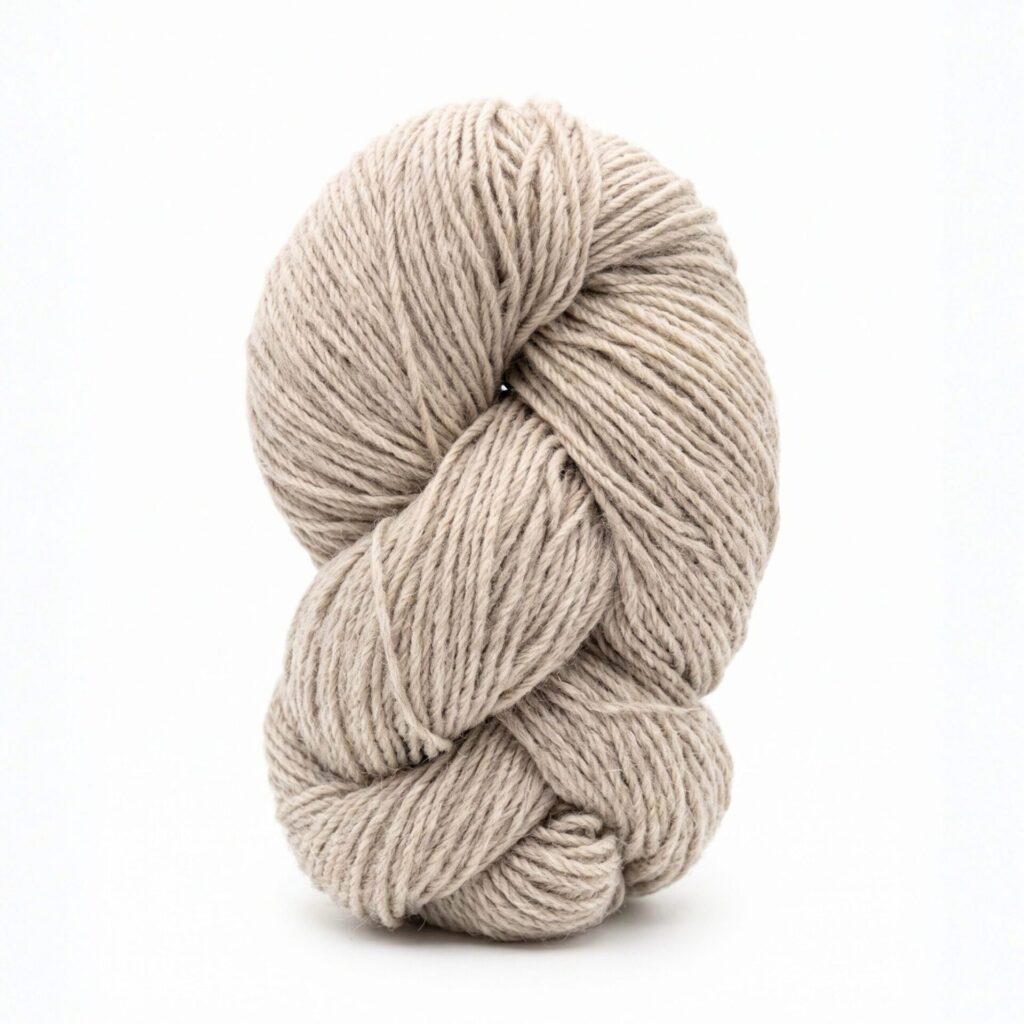 Uuden-Seelannin lampaanvillalanka 1 kg – LIGHT BROWN, WoolLando