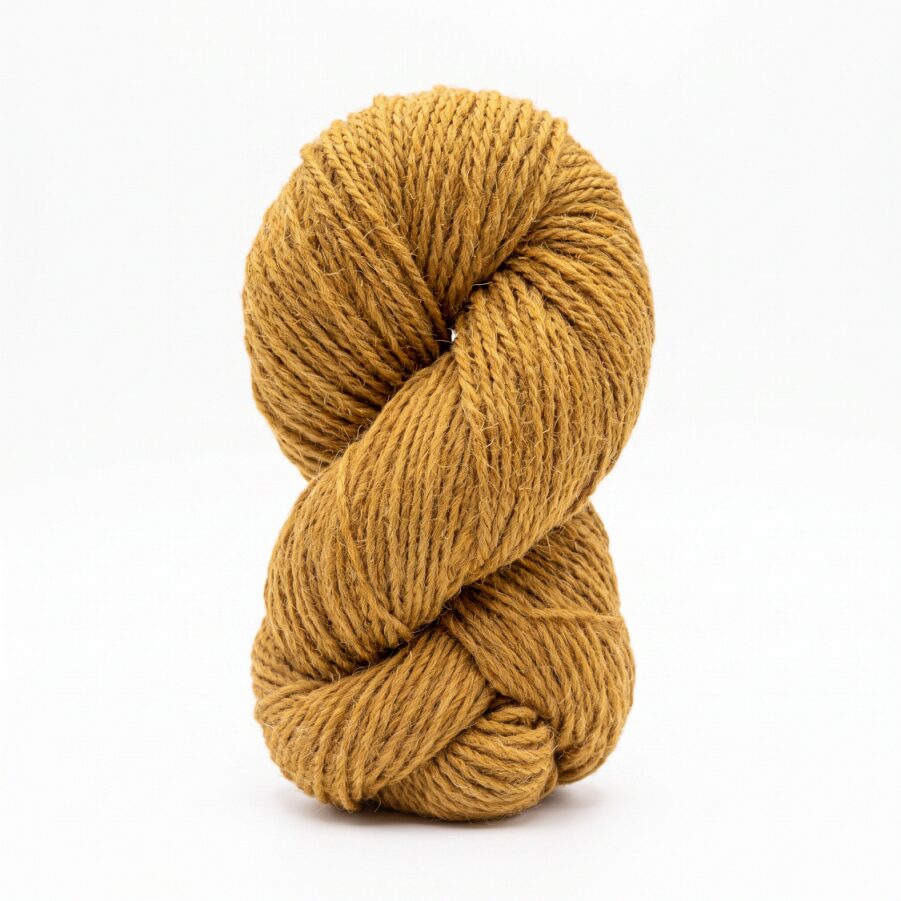 Lampaanvillalanka 1 kg – MUSTARD BROWN, WoolLando