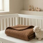 Lasten kevyt kameli- ja merinovillapeitto-pledi, WoolLando