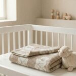 Lasten ruskea villainen peitto TEDDY BEAR