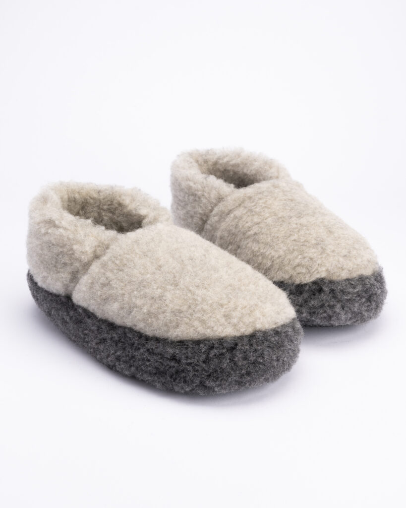 Merinovillainen saapastyylinen tossu LEAD, WoolLando