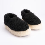 Merinovillainen saapastyylinen tossu DARK, WoolLando