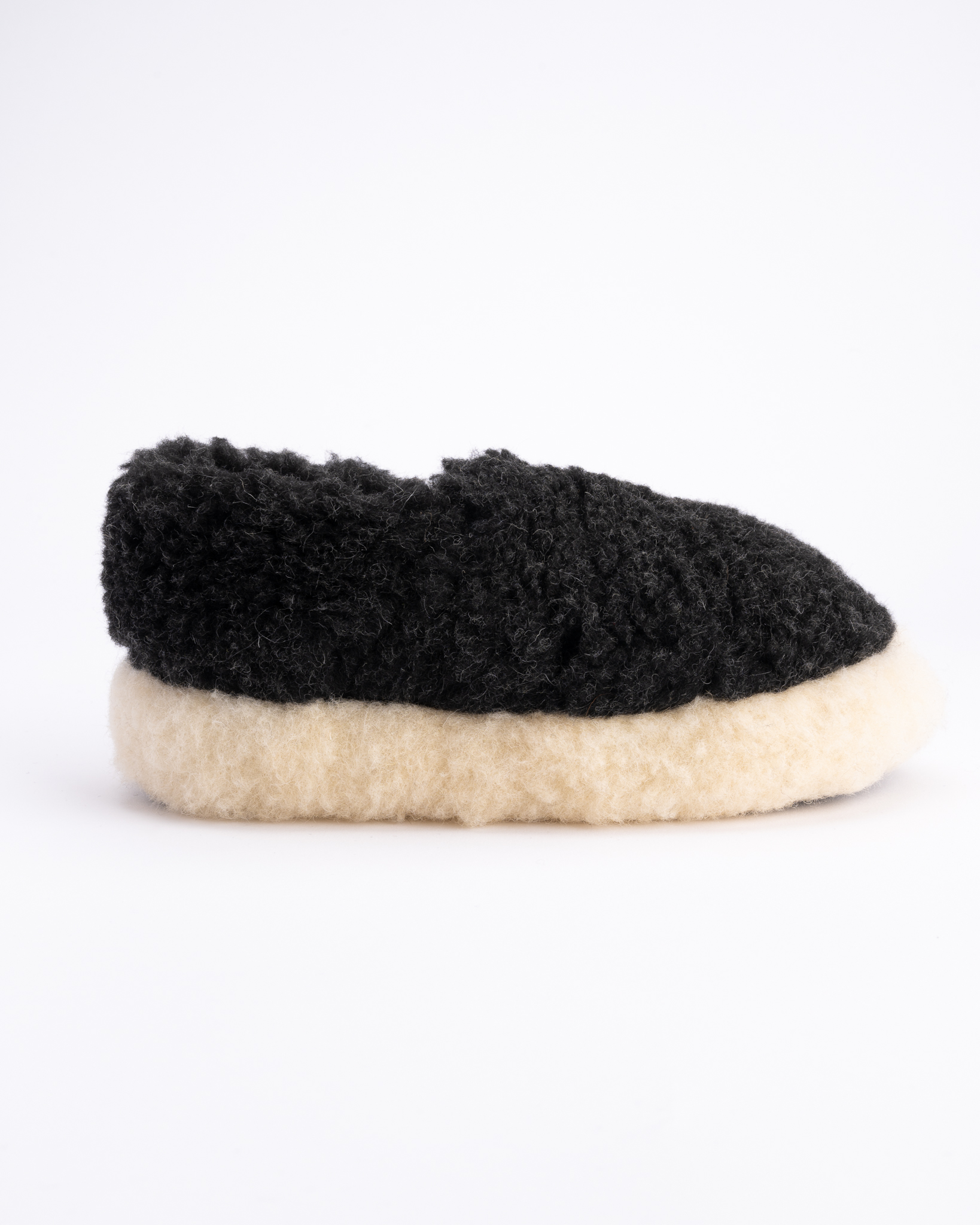 Merinovillainen saapastyylinen tossu DARK, WoolLando