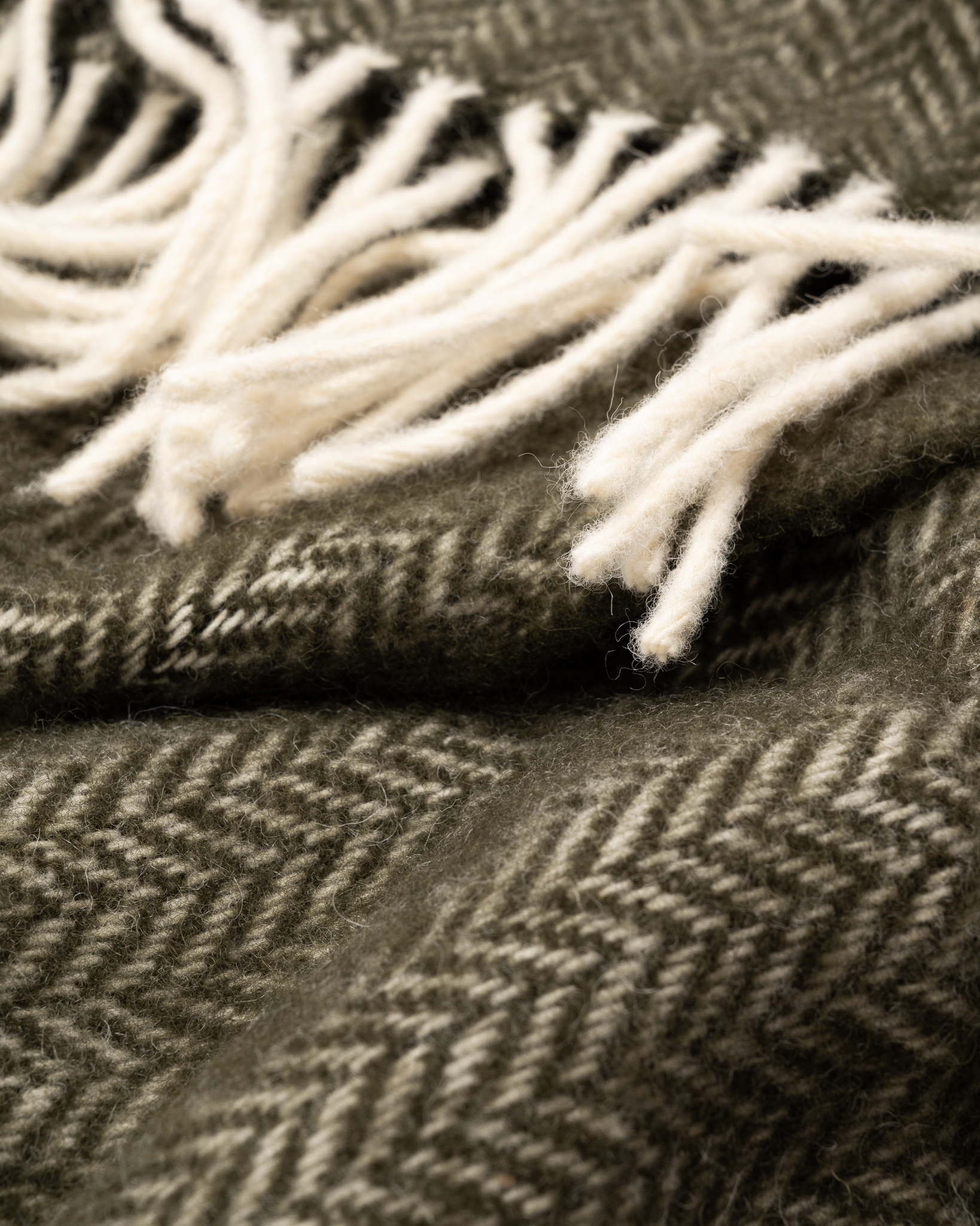 Uuden-Seelannin lampaanvillapeitto GREEN FORREST, WoolLando