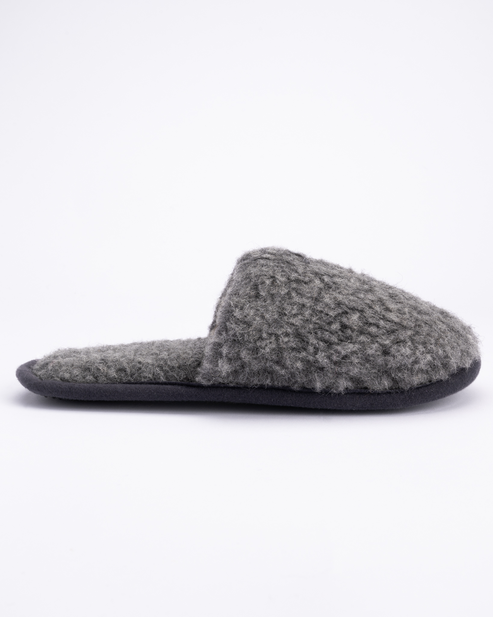 Harmaat merinovillaiset tossut GREY, WoolLando