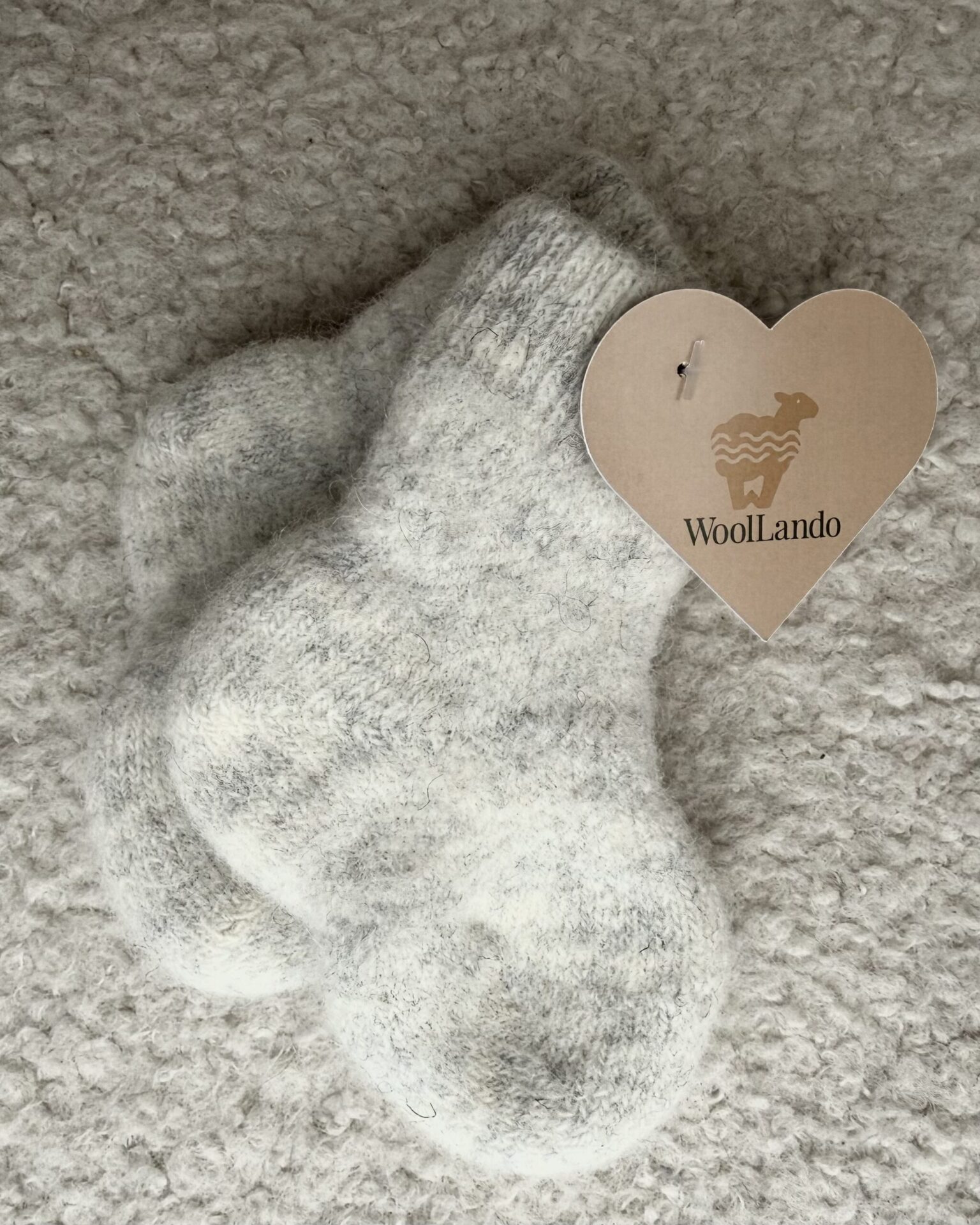 Lasten merinovillasukat FLUFF, WoolLando