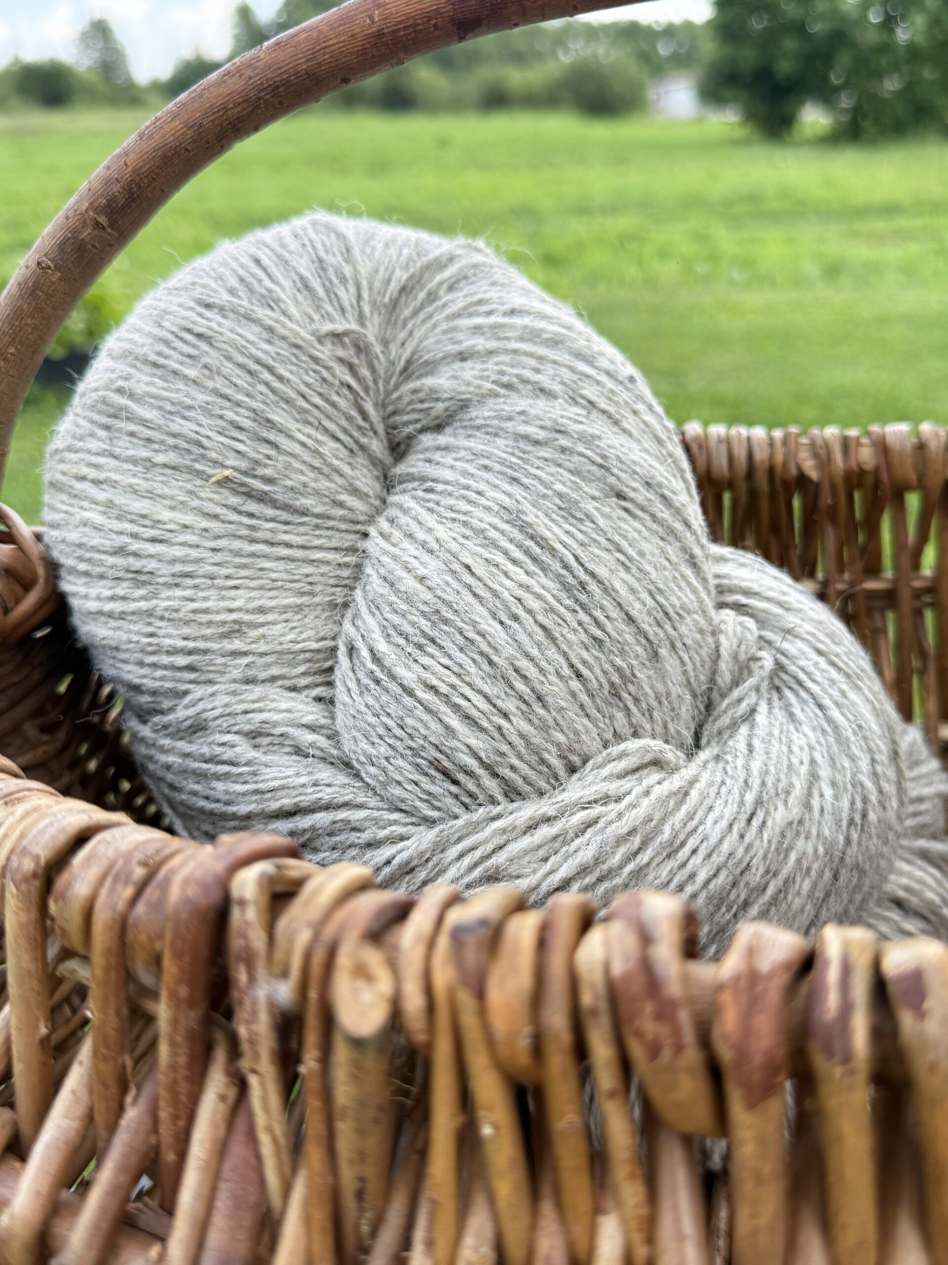 50% koiranvilla / 50% lampaanvillalanka 1 kg – LIGHT GREY, WoolLando
