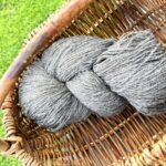50% koiranvilla / 50% lampaanvillalanka 1 kg – DARK GREY, WoolLando