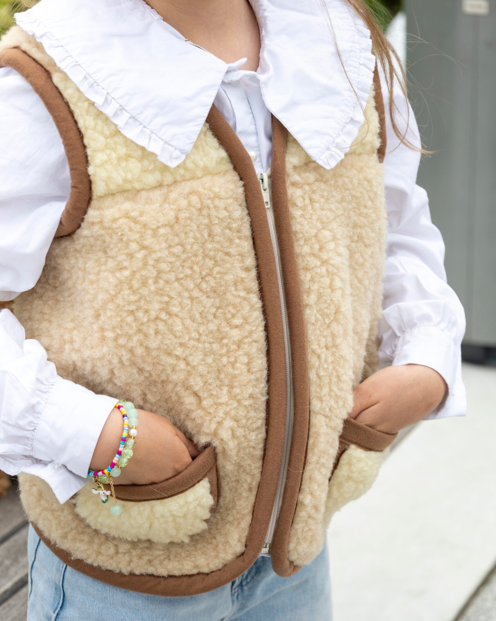 Lasten meriino- ja kamelin villaliivi, WoolLando