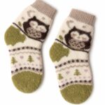 Lasten merinovillasukat OWL, WoolLando