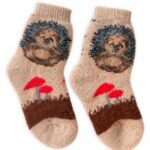 Lasten merinovillasukat HEDGEHOG, WoolLando
