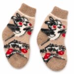 Lasten merinovillasukat BUNNY, WoolLando