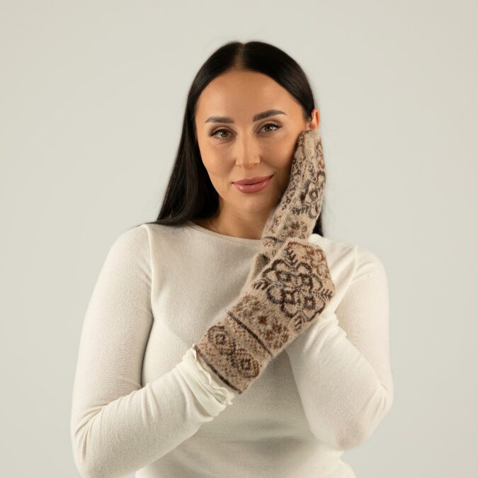 Naisten merinovillalapaset COLD WINTER, WoolLando