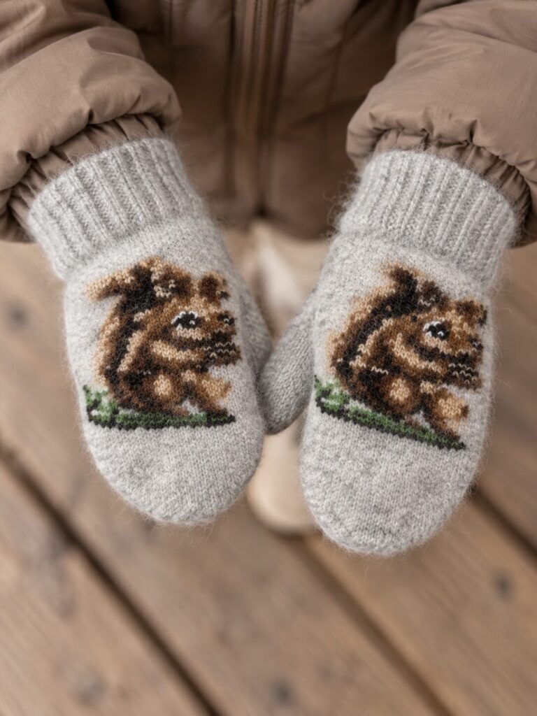 Lasten villapatkot SQUIRREL, WoolLando
